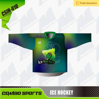 China Ausbildungssublimations-Druck ISO9001 BSCI Team Ice Hockey Jersey For zu verkaufen