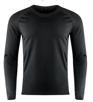 China Het Overhemd van de de Kokercompressie van Traing van mensen Hoogste Lange/Baselayer-Overhemdsraglan Koker Te koop