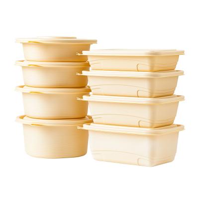 China Takeout Food Bento Lunch Box Biodegradable Style Eco-friendly Disposable Lunch Box Eco-Friendly Hot Disposable Tableware for sale