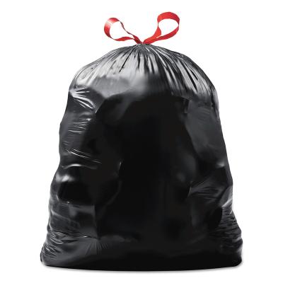 China Safety Stringing Type Storage Bag For Home Waste Garbage Bags Thick Drawstring Garbage Bag for sale