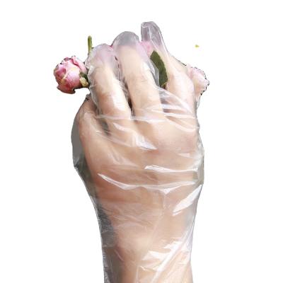 China Cheap Eco-friendly PE Disposable Plastic Gloves Disposable Mitt For Food Industry for sale