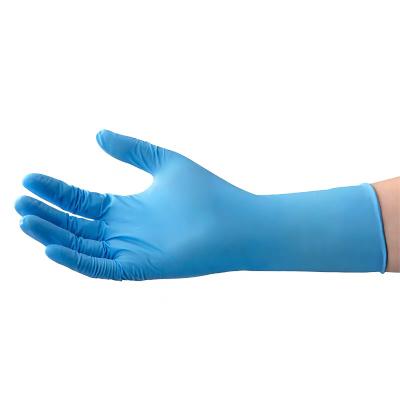 China Food Contact Grade En455 Disposable Nitrile Medical Examination-Gloves for sale