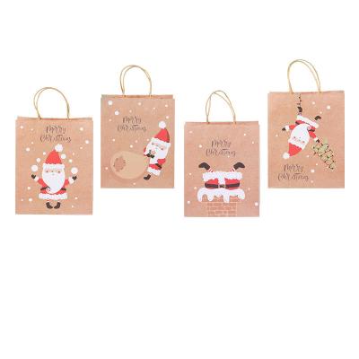 China Recyclable Paper Bag Stand Bags Favor Gift Wrapping Paper Open Top Treat Gift Bag for sale