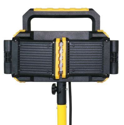 China Wholesale Jobsite/Workshop/Construction Led Work Light New Design 5400 Lumens High Intensity Adjustable Aluminum Tripod Light For Construction Site for sale