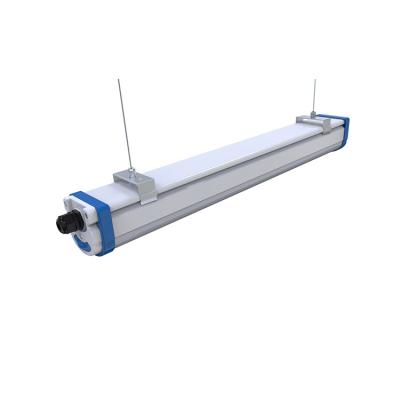 China Warehouse wholesale 60W 1500mm high brightness IP65 energy saving triproof led linear light pilot task light for tunnel/food factory for sale