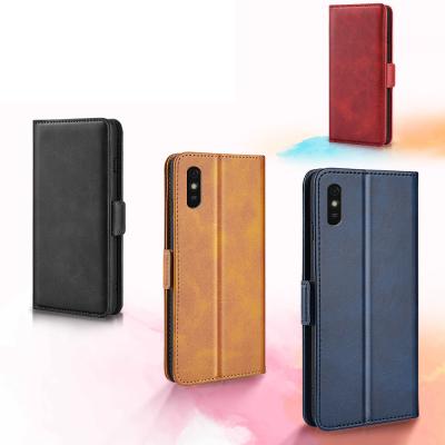 China Anti-fall For Redmi 9A Double Button Leather Phone Case for sale