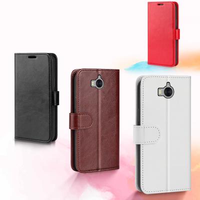 China Anti-drop For Huawei Y5 2017 Single Edge Leather Phone Case for sale