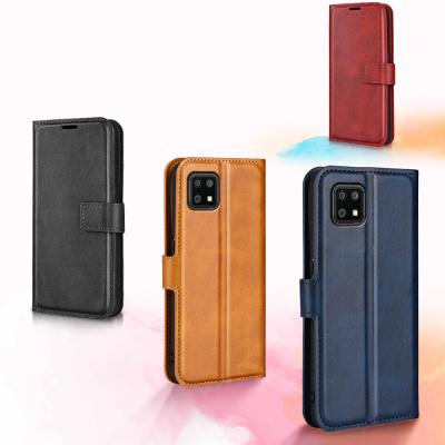 China Anti-fall For 6 Sense Cube Buckle Leather Sharp Phone Case for sale