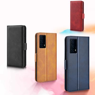 China Anti-fall For Vivo Z5 Double Button Leather Phone Case for sale