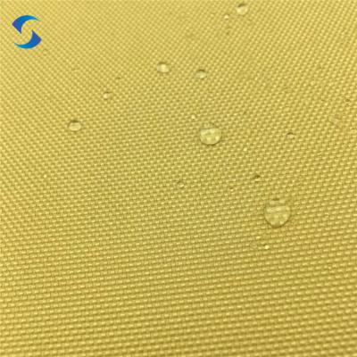 China Waterproof 600d pu coated 600 denier oxford polyester fabric for tent and luggage for sale