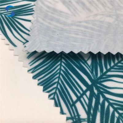 China Waterproof Hot Transfer Printed 300X300D Polyester Fabric PVC/PU/PEVA Coated Poly Oxford Bag Material for sale