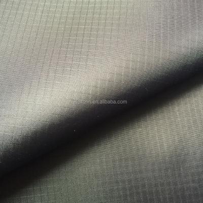 China Waterproof Polyester Taffeta Ripstop 190t Fabric With PU Coated for sale