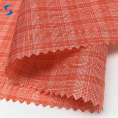 China Waterproof 270T Dyed Fabric 100 Polyester Taffeta Fabric Striping Fabric Solid Color For Suit Lining for sale