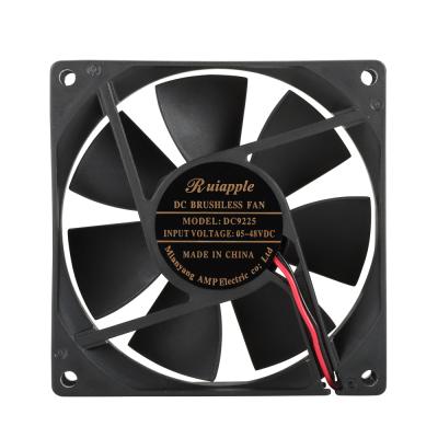 China Plastic 92mm 9225 92x92x25 mm 9225 12v 24v Low Volt DC Fan Axial Low Volt Air Cooling Fan for sale