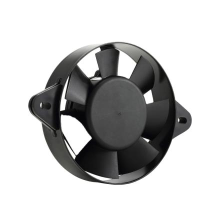 China 12v Equipment Cooling DC Fan Two Round Ball Bearing Axial Fan 1437 142mm*37mm for sale