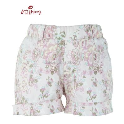 China Child anti-pilling clothes girls flower pants frozen girl hot shorts for sale