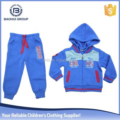 China china factory wholesale children's clothing baby boy winter clothes baby boy clothes kid sweatshirt winter style set new for sale