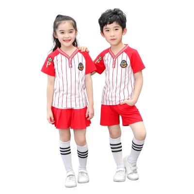 China Casual School Garment School Uniform Kids Cloth Boy Dressing Set Girl Dressing Sets Children Clothing for sale