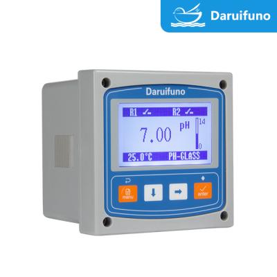 China IP66 Alarm Relay RS485 Industrial Online ORP pH Controller For Water Measurement for sale