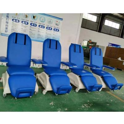 China Blood Donor Chair Motorized Dialysis Chair Modern Electric Folding Hospital Chair for sale