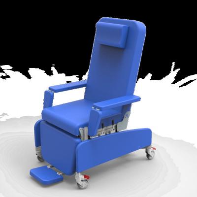 China PY-YS Modern Patient Manual Transfer Chair Blood Donation Chair Mobile Manual Blood Drawing Chair for sale