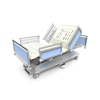 China Hospital Chair Multifunction 5 Function Medical Electric ICU Hospital Bed for sale