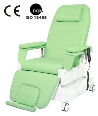 China PY-YD-310 Hospital Modern Armchair Electric Dialysis Chair with 3 Motors to Adjust Backrest, Legrest and Seat Height for sale