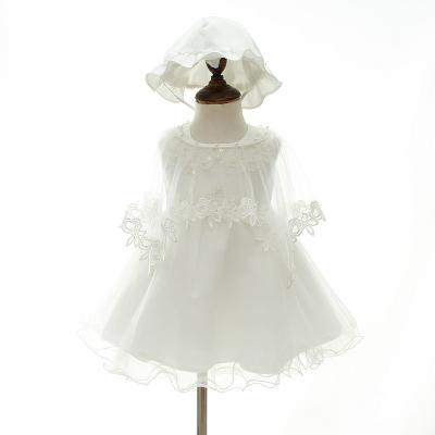 China Wholesale Washable Kids Lolita Lace Little Year Of The Dress 6month 0ne Baby Kids Toddler Girl Summer Princess Christening Party Tulle for sale