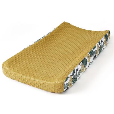 China Standard Crib Minky Changing Pad The Girl In The Rainforest Tropical Forest Baby Changing Mat.diaper Baby Changing Pad Blanket for sale