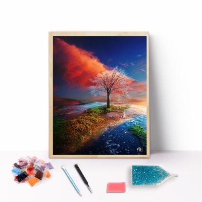 China New M-FYR-1496 Classic/Postmodern Diy Diamond Mosaic Wall Painting Canvas Diamond Painting Custom Landscape Diamond Painting for sale