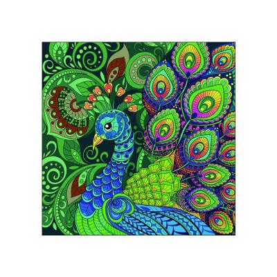 China Full Drill Modern Luminous Animal Diamond Painting Modern Peacock 5D Decorative Picture Lu-ld22 for sale