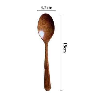 China Sustainable Best Selling High Quality Kitchen Utensils Chinese Wooden Rice Serving Spoon for sale