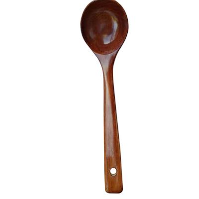 China Amazon Viable Hot Sale Long Handle Wooden Honey Logo Customizable Spoon for sale