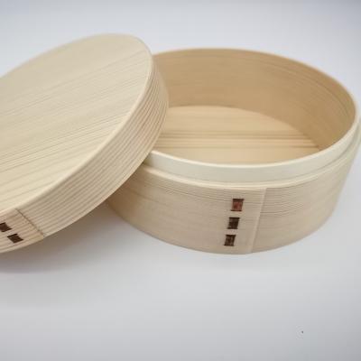 China Japanese style green and environment friendly heatable natural cheap wooden bento box for sale for sale