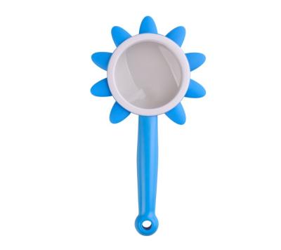 China Childish Sunflower 5X Magnifying Glass Kindergarten Science Experiment Handheld Magnifier zu verkaufen