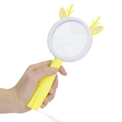 China Best Selling Cute Kids Magnifier HD Lens Handheld Acrylic Magnifier for sale