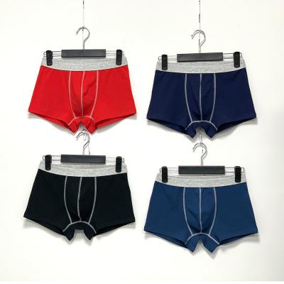 China Eco - Friendly Custom Solid Color Mens Boxers Briefs And Logo Boxers for sale