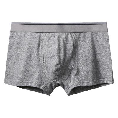 China Custom Logo Antibacterial Plus Size Man Underwear Cotton Boxer for sale