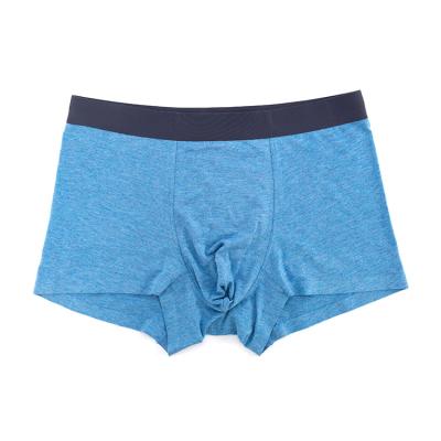 China Factory Outlet Antibacterial Pure Color Boxer Modal Mens Underwear for sale