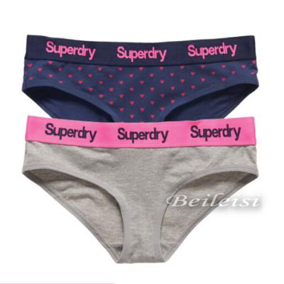 China Antibacterial Fashion Branded Panties Custom Women's Panties For Girls Teens for sale