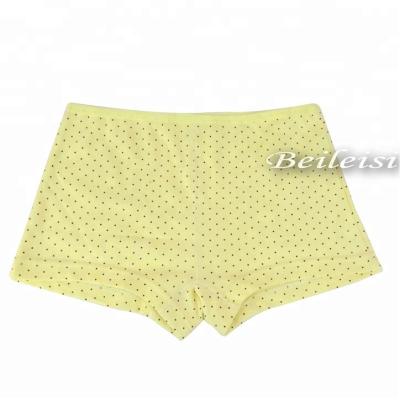 China Antibacterial Women's Cute Polka Dot Printed Breathable Boxer Shorts And Comfortable Shorts for sale