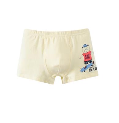 China Antibacterial Combed Cotton Children's Underwear Cute Boy Boxer Underwear Kids Boxer Shorts for sale