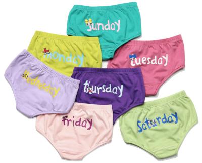 China 2-6 Years Little Kids Cotton Panties Girls Soft Briefs Underwear Antibacterial for sale