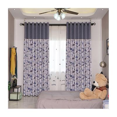 China Blackout Factory Direct Elegant Cheap Vertical Linen Window Curtains And Drapes Set For Living Room for sale