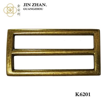 China K6201 Alibaba Guangzhou Classic Metal Zinc Alloy Square Ring and Slider for Bag for sale