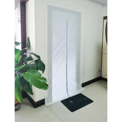 China Modern I-Shaped Temporary Dust Protection Cover Door Zipper Door Zipper Door For Dust Proof for sale