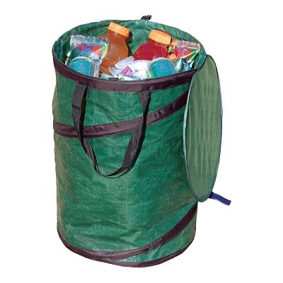 China PE Recyclable Auto Cloth Small Collapsible Garbage Bib With Lid For Car for sale