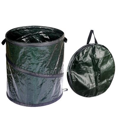 China Durable Reusable Collapsible Premium PP Waterproof PE Woven Garbage Camping for sale