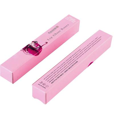 China Eco Friendly Recycled Materials Lipstick Cosmetic Package Custom Design Logo PaperBoard Printing Packaging Boxes Full Color for sale