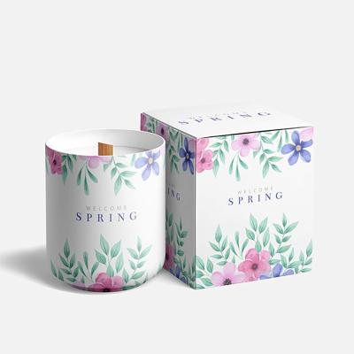 China Materials Free Sample Recycled Candle Boxes Cheap Custom Design Foldable Paper Box Custom Logo Printed Packaging Boxes for sale